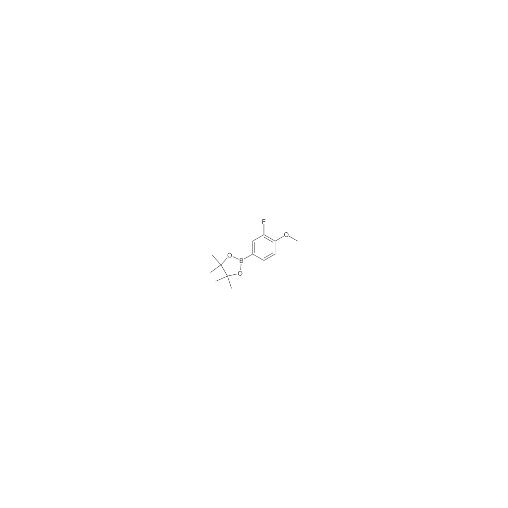 2-(3-氟-4-甲氧基苯基)-4,4,5,5-四甲基-1,3,2-二氧杂硼杂环戊烷