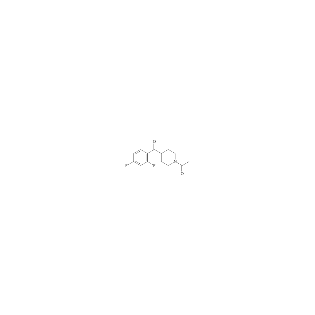 1-[4-(2,4-二氟苯甲酰基)哌啶-1-基]乙-1-酮