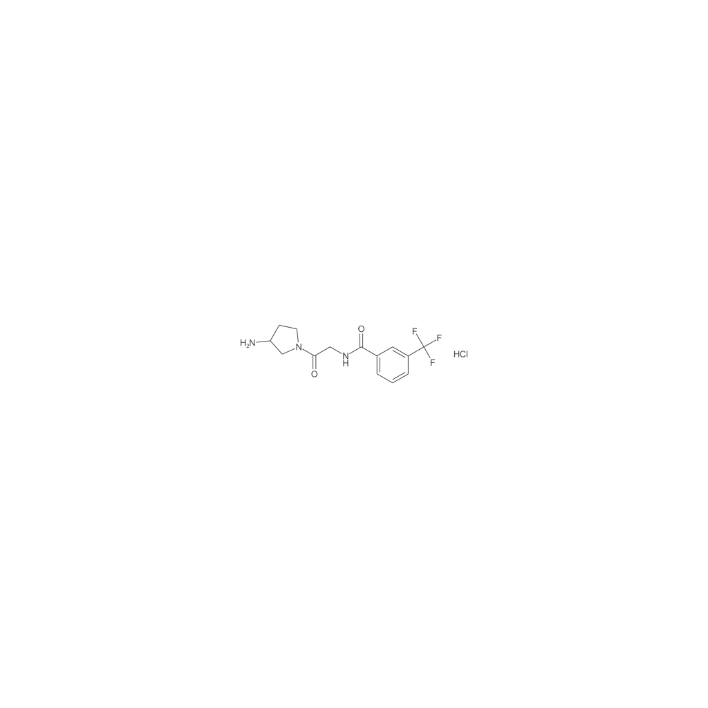 (S)-N-(2-(3-氨基吡咯烷-1-基)-2-氧代乙基)-3-(三氟甲基)苯甲酰胺盐酸盐