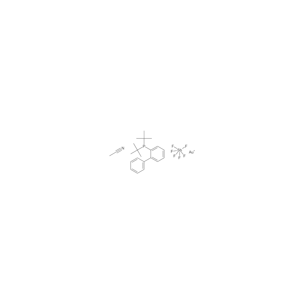 (乙腈)[(2-联苯)二叔丁基膦]六氟锑酸金(I)