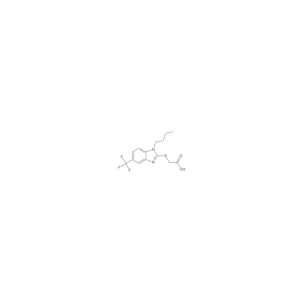 2-{[1-丁基-5-(三氟甲基)-1h-1,3-苯并二唑-2-基]硫烷基}乙酸