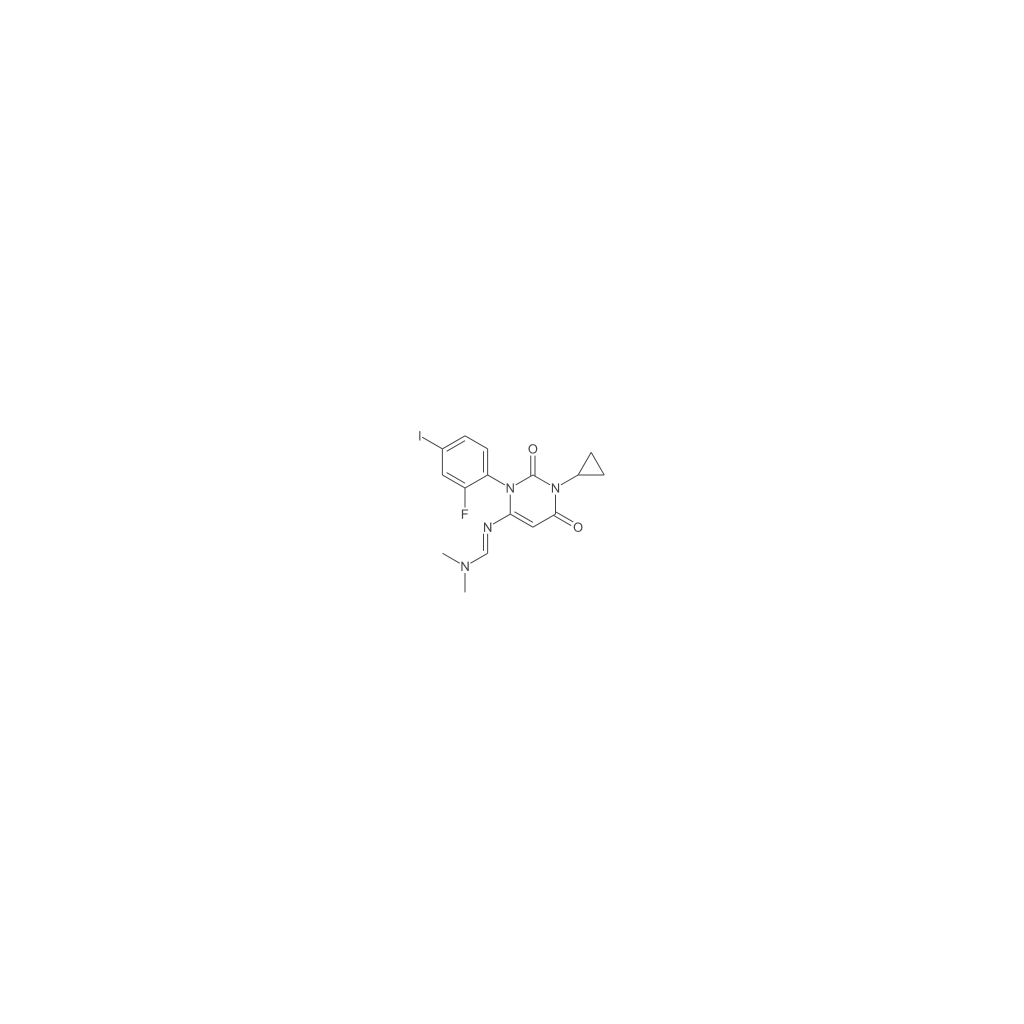N'-[1-环丙基-3-(2-氟-4-碘苯基)-2,6-二氧代-1,2,3,6-四氢嘧啶-4-基]-N,N-二甲基甲脒