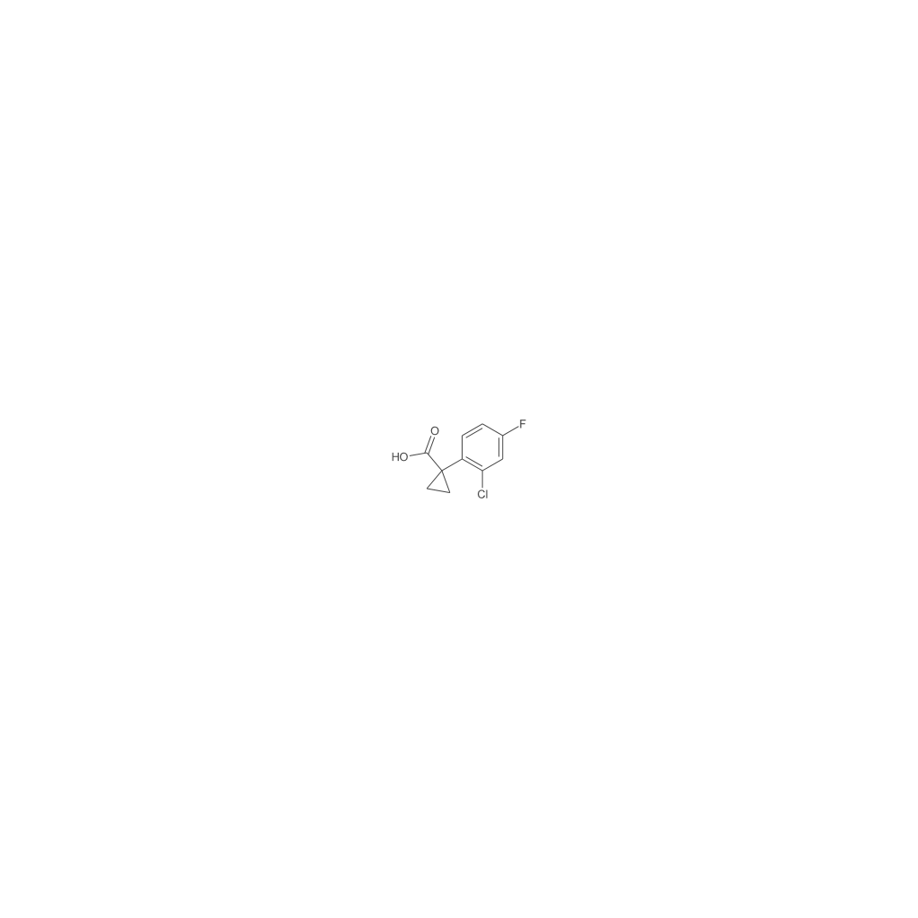 1-(2-氯-4-氟苯基)环丙烷-1-羧酸