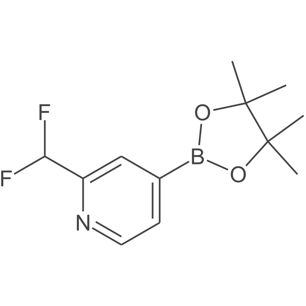 2-(二氟甲基)-4-(4,4,5,5-四甲基-1,3,2-二氧硼烷-2-基)吡啶