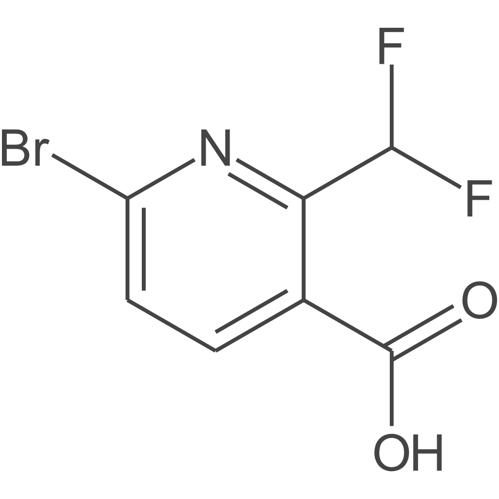 6-溴-2-(二氟甲基)烟酸