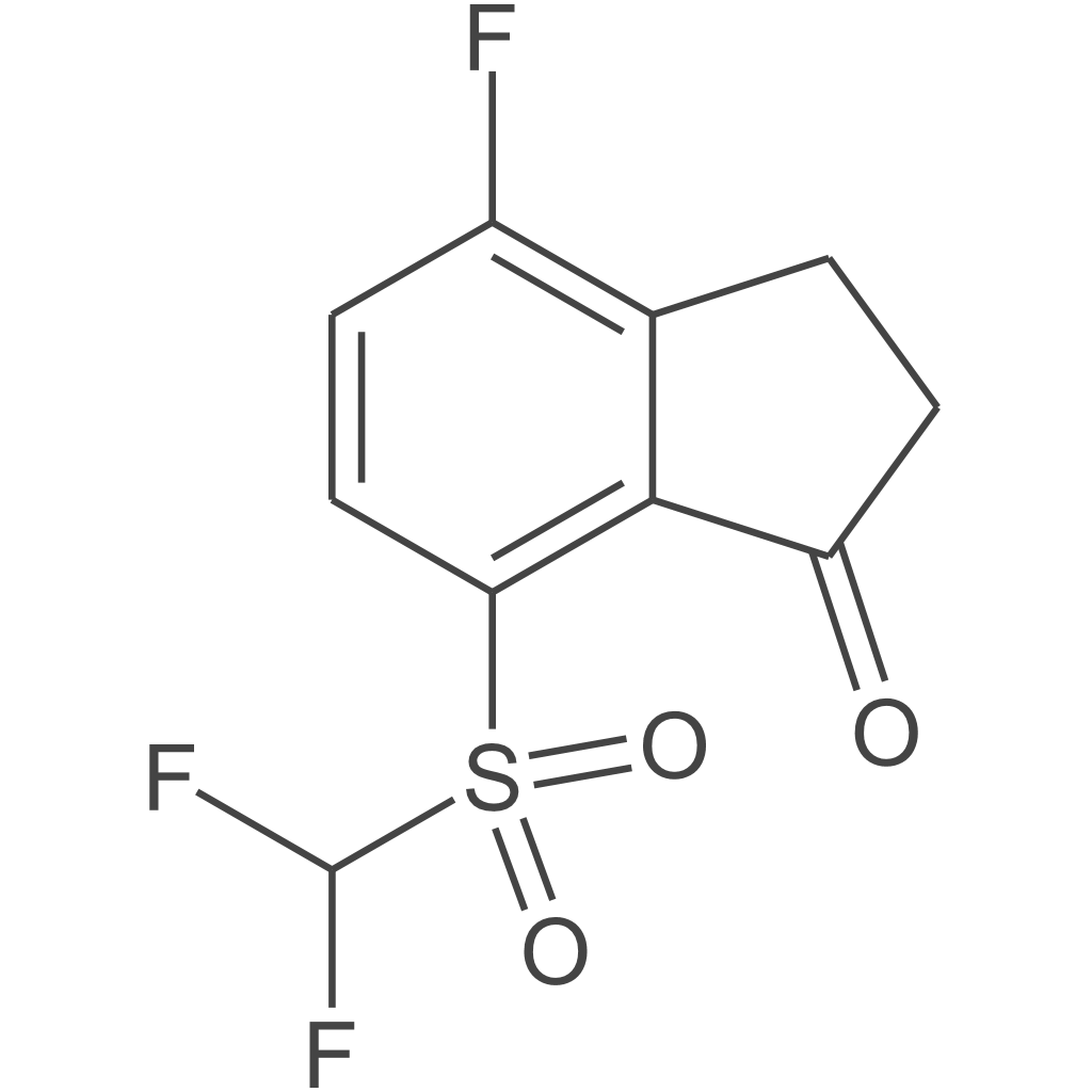 7-((二氟甲基)磺酰基)-4-氟-2,3-二氢-1H-茚-1-酮