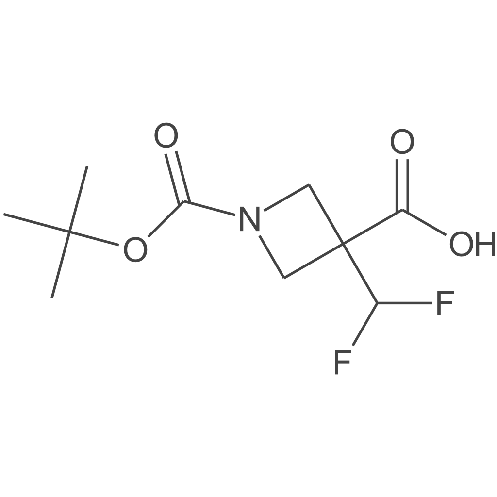 1-(叔丁氧基羰基)-3-(二氟甲基)氮杂环丁烷-3-羧酸