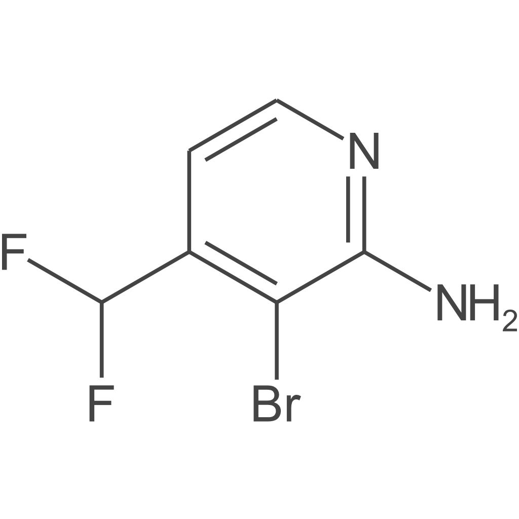 3-溴-4-(二氟甲基)吡啶-2-胺