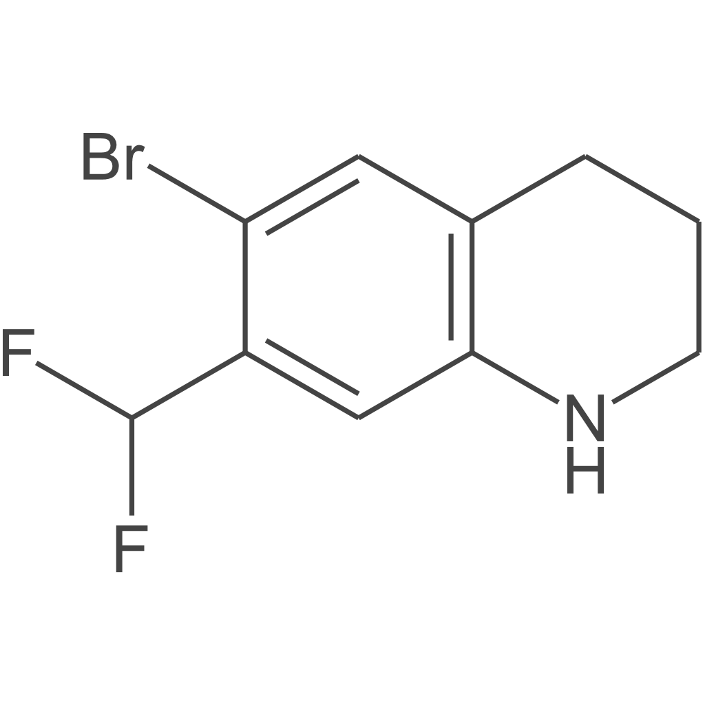 6-溴-7-(二氟甲基)-1,2,3,4-四氢喹啉