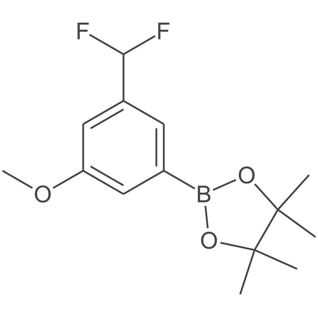 2-(3-(二氟甲基)-5-甲氧基苯基)-4,4,5,5-四甲基-1,3,2-二氧硼杂环戊烷