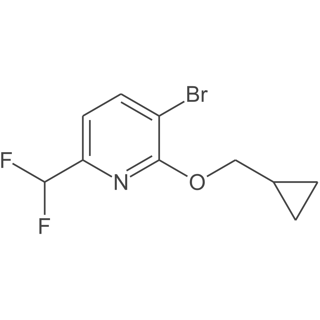 3-溴-2-(环丙基甲氧基)-6-(二氟甲基)吡啶