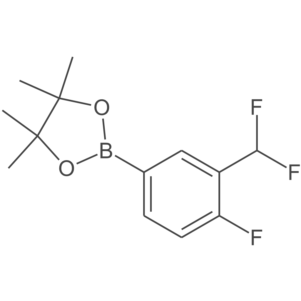 2-(3-(二氟甲基)-4-氟苯基)-4,4,5,5-四甲基-1,3,2-二氧杂硼烷