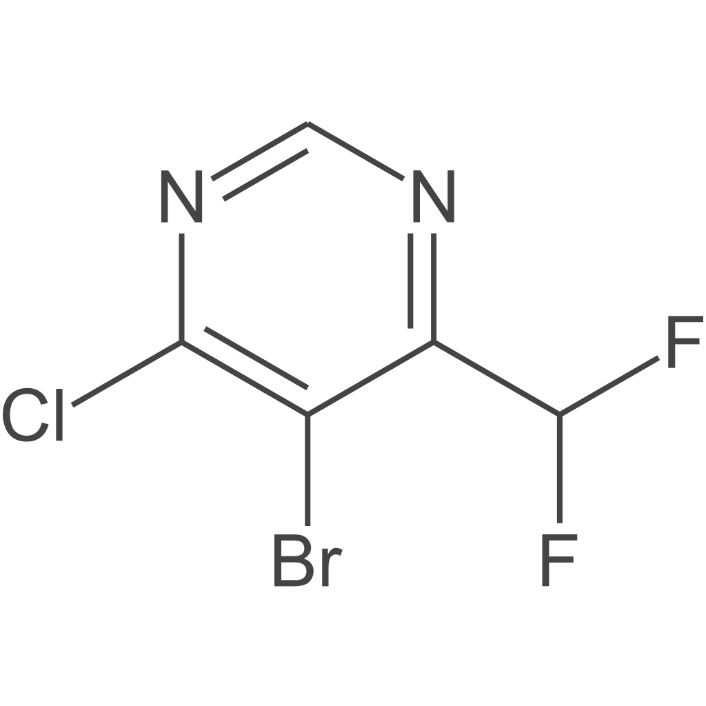 5-溴-4-氯-6-(二氟甲基)嘧啶