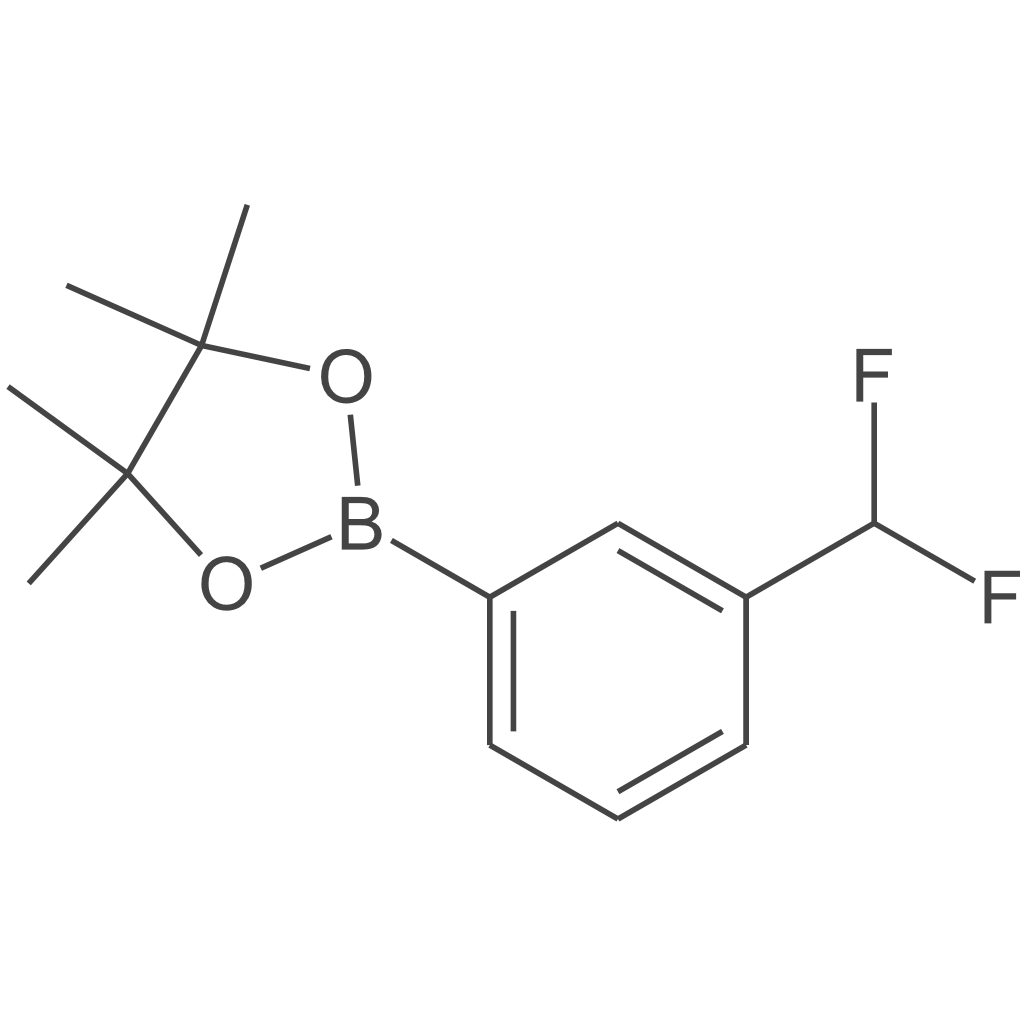 2-(3-(二氟甲基）苯基)-4,4,5,5-四甲基-1,3,2-二氧杂硼烷