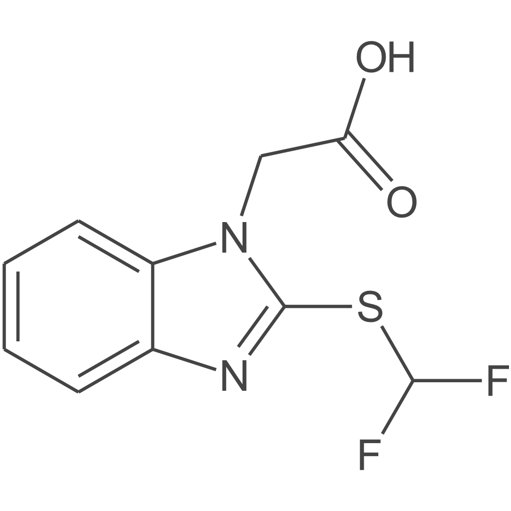 2-{2-[(二氟甲基)硫烷基]-1h-1,3-苯并二唑-1-基}乙酸
