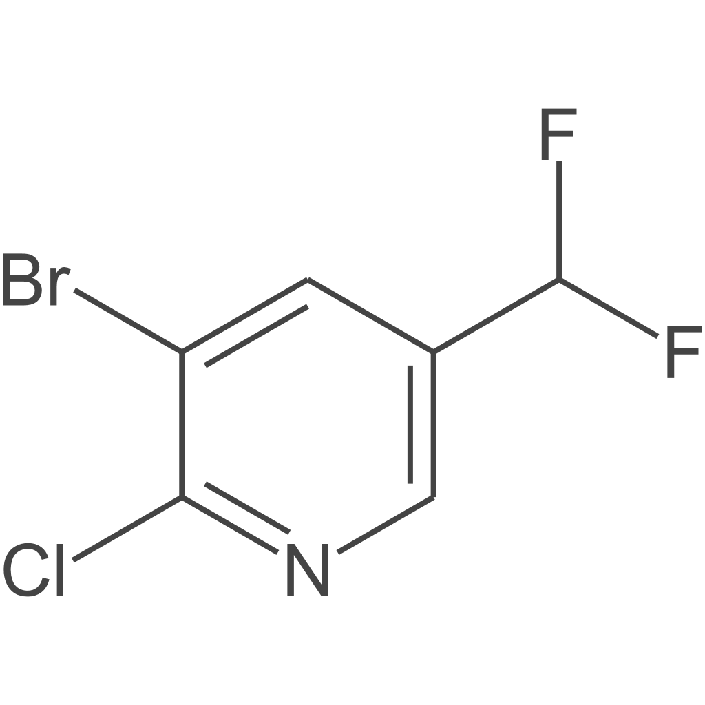 3-溴-2-氯-5-(二氟甲基)吡啶