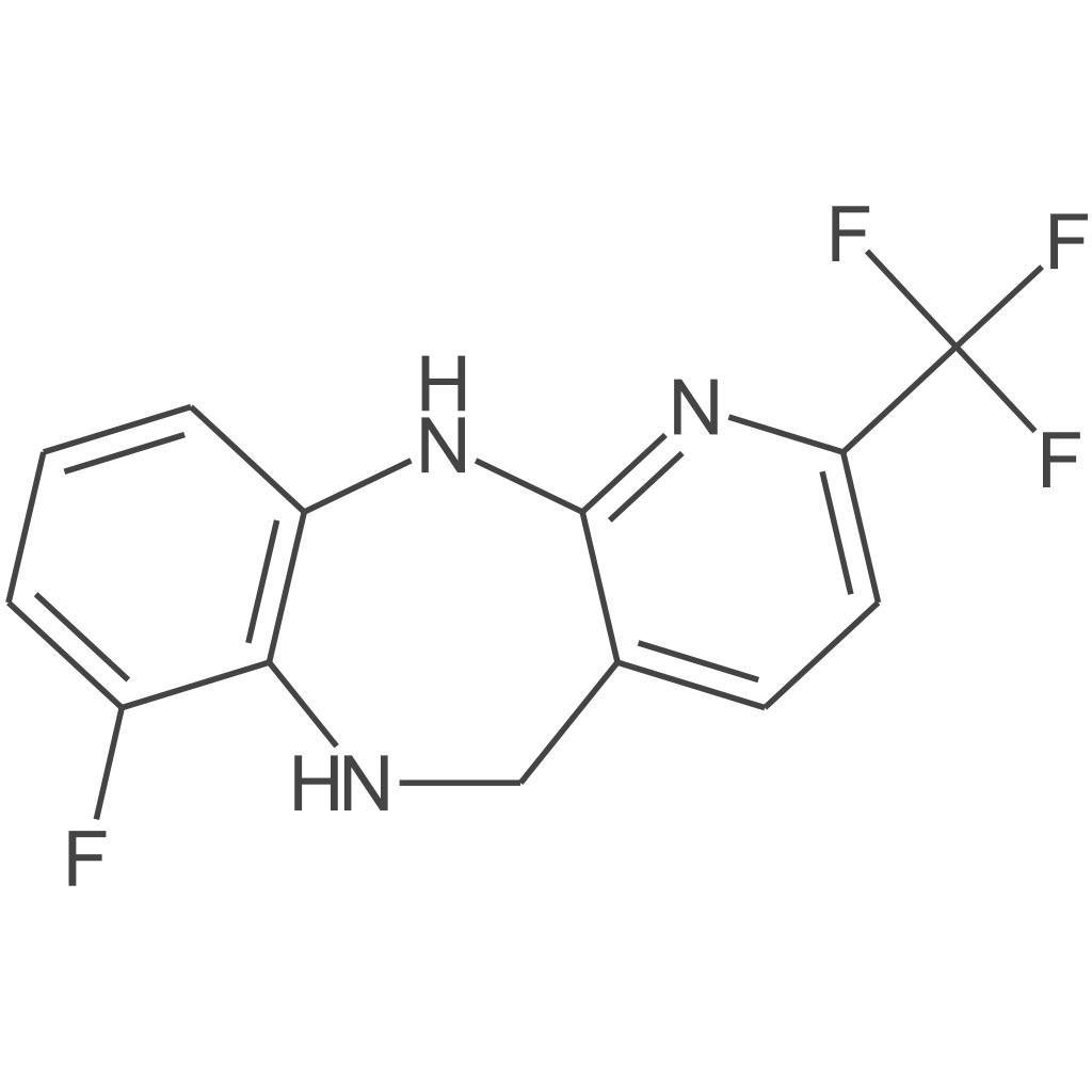 7-氟-6,11-二氢-2-(三氟甲基)-5H-吡啶并[2,3-b][1,5]苯二氮卓
