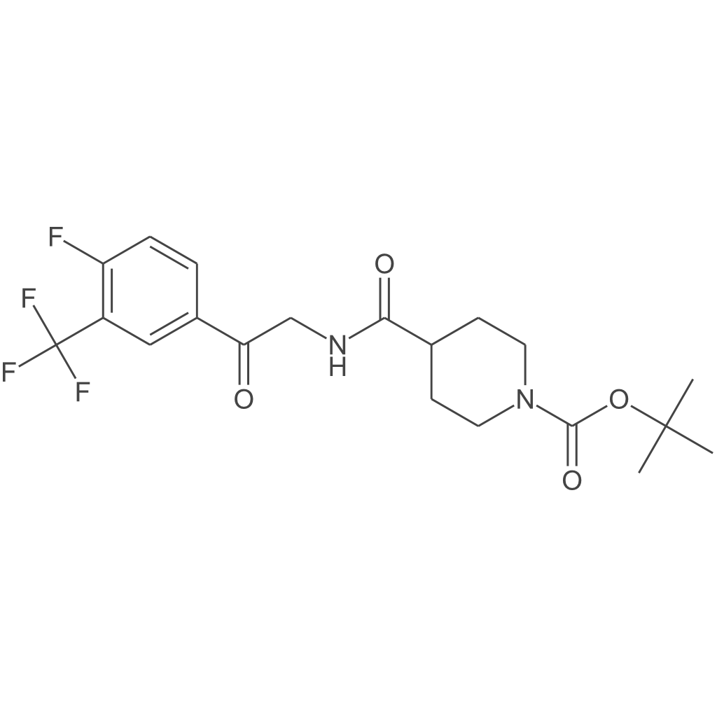 1-Boc-4-(2-(4-氟-3-(三氟甲基)苯基)-2-氧代乙基)哌啶