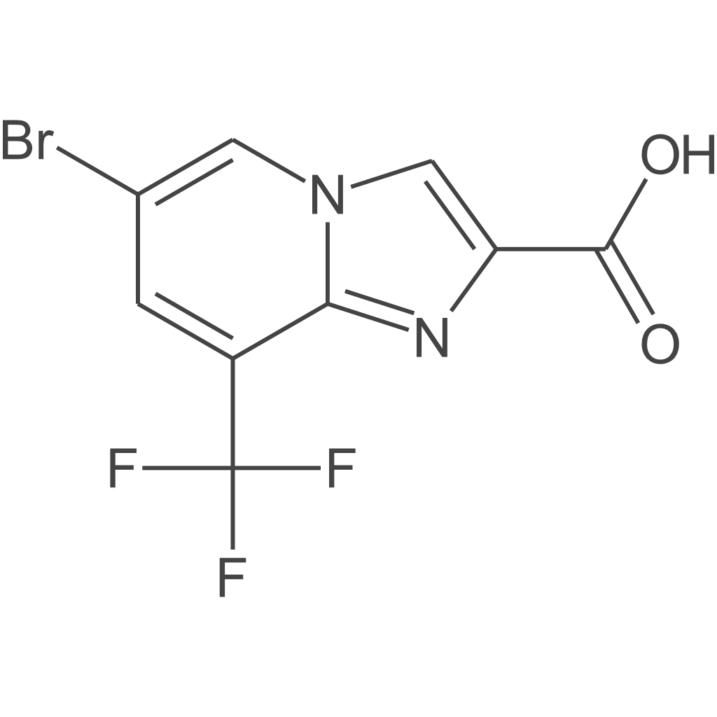 6-溴-8-(三氟甲基)咪唑并[1,2-a]吡啶-2-羧酸