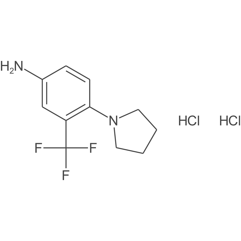 4-(1-吡咯烷)-3-(三氟甲基)苯胺双盐酸盐