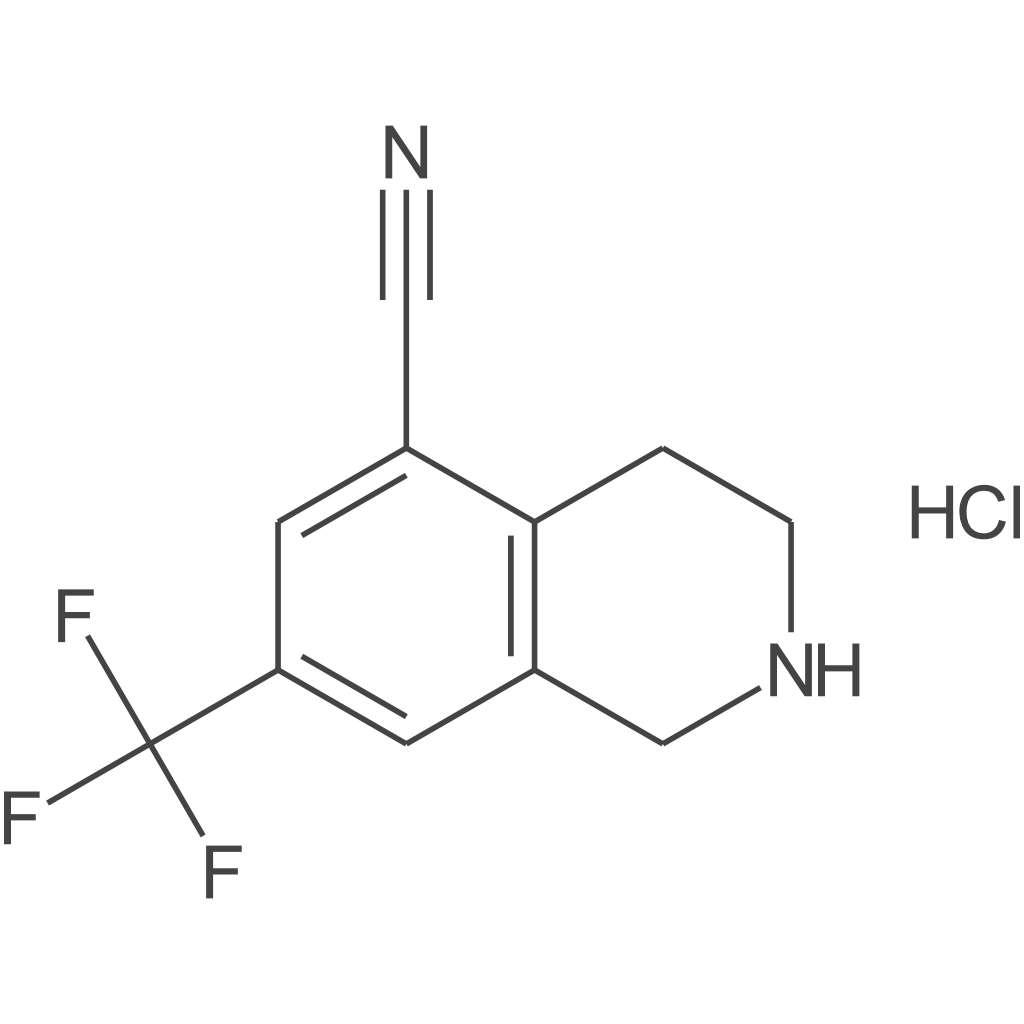 7-(三氟甲基)-1,2,3,4-四氢异喹啉-5-甲腈盐酸盐