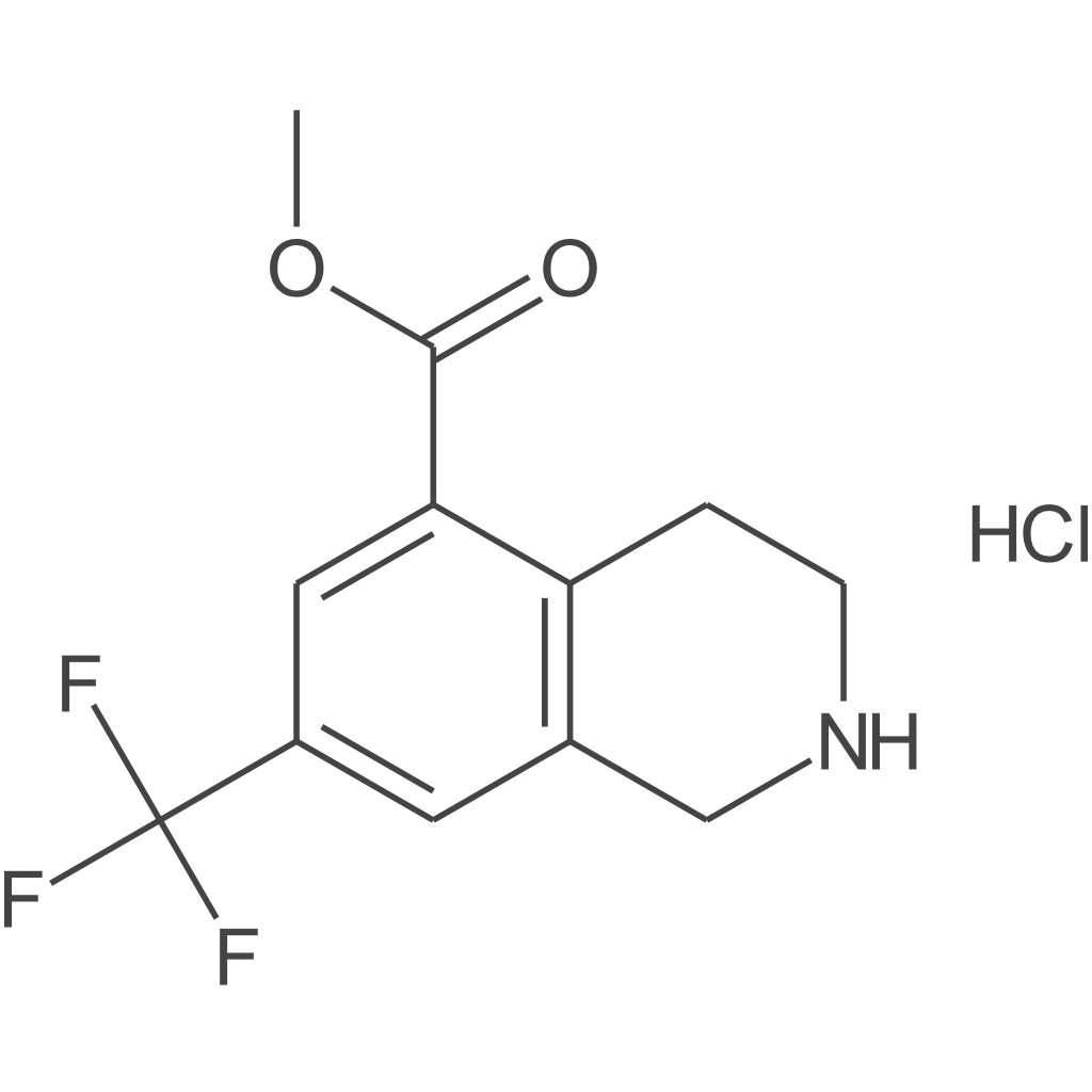 7-(三氟甲基)-1,2,3,4-四氢异喹啉-5-羧酸甲酯盐酸盐