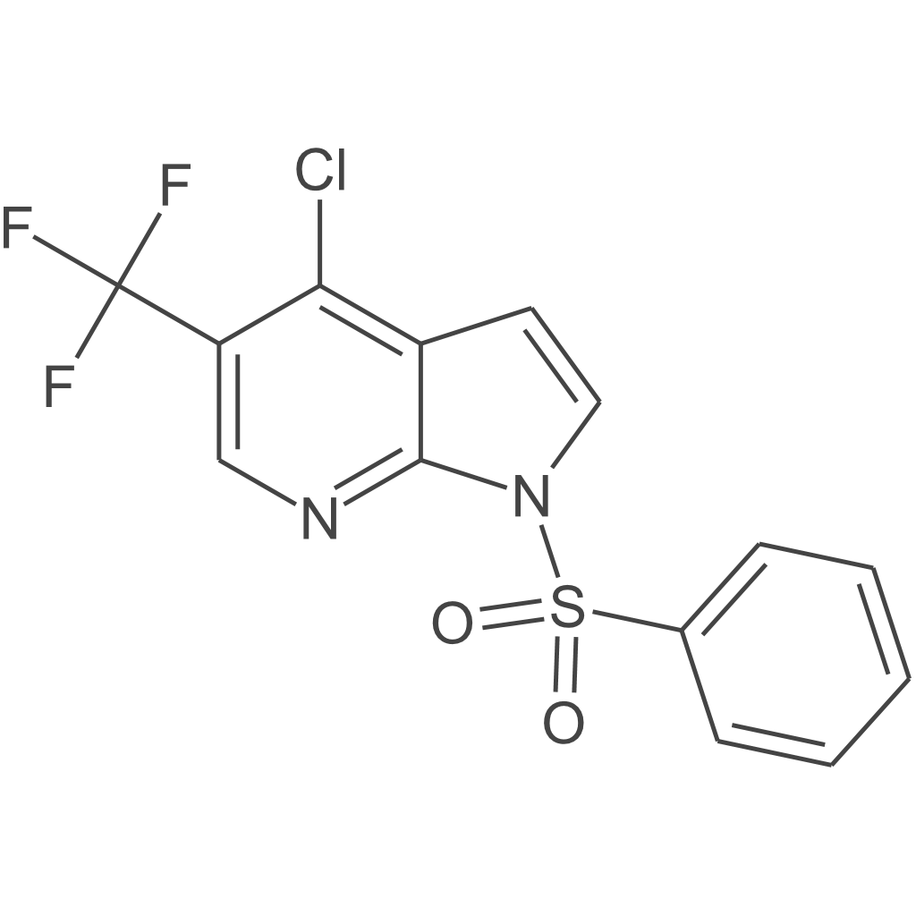 4-氯-1-(苯基磺酰基)-5-(三氟甲基)-1H-吡咯并[2,3-b]吡啶