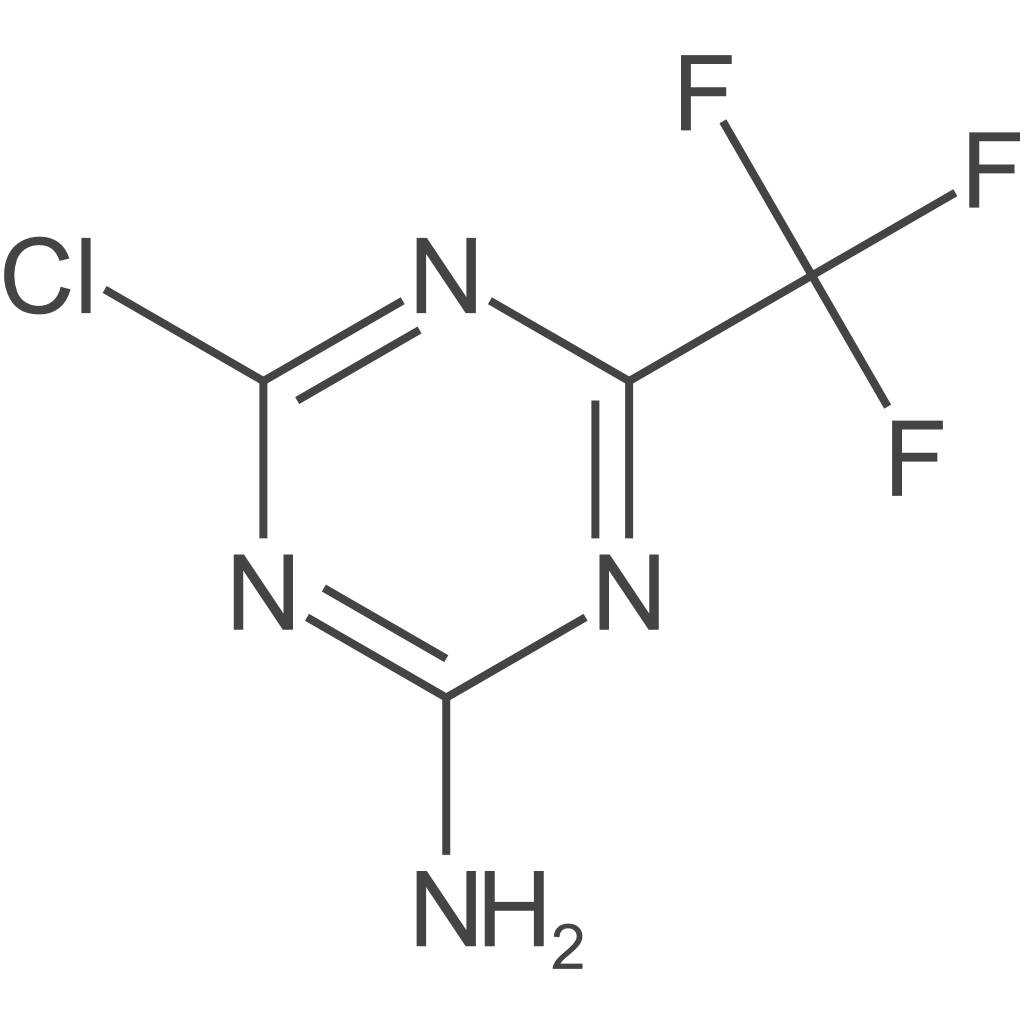 4-氯-6-(三氟甲基)-1,3,5-三嗪-2-胺
