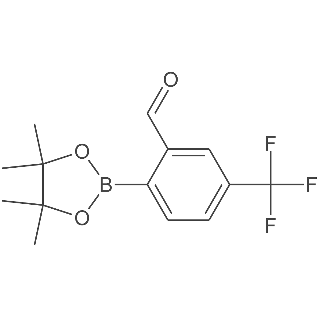 2-(4,4,5,5-四甲基-1,3,2-二氧杂硼烷-2-基)-5-(三氟甲基)苯甲醛