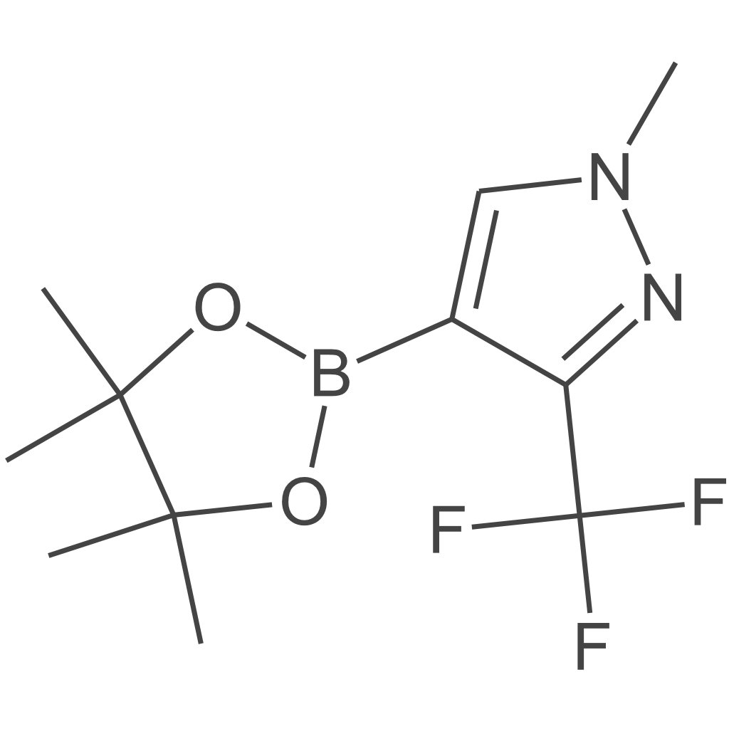 1-甲基-4-(四甲基-1,3,2-二氧硼戊环-2-基)-3-(三氟甲基)-1H-吡唑