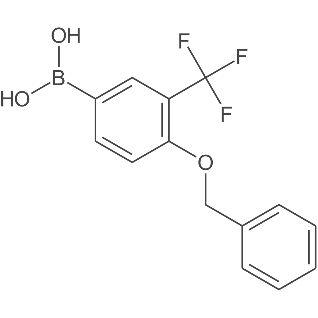 4-苄氧基-3-三氟甲基苯硼酸