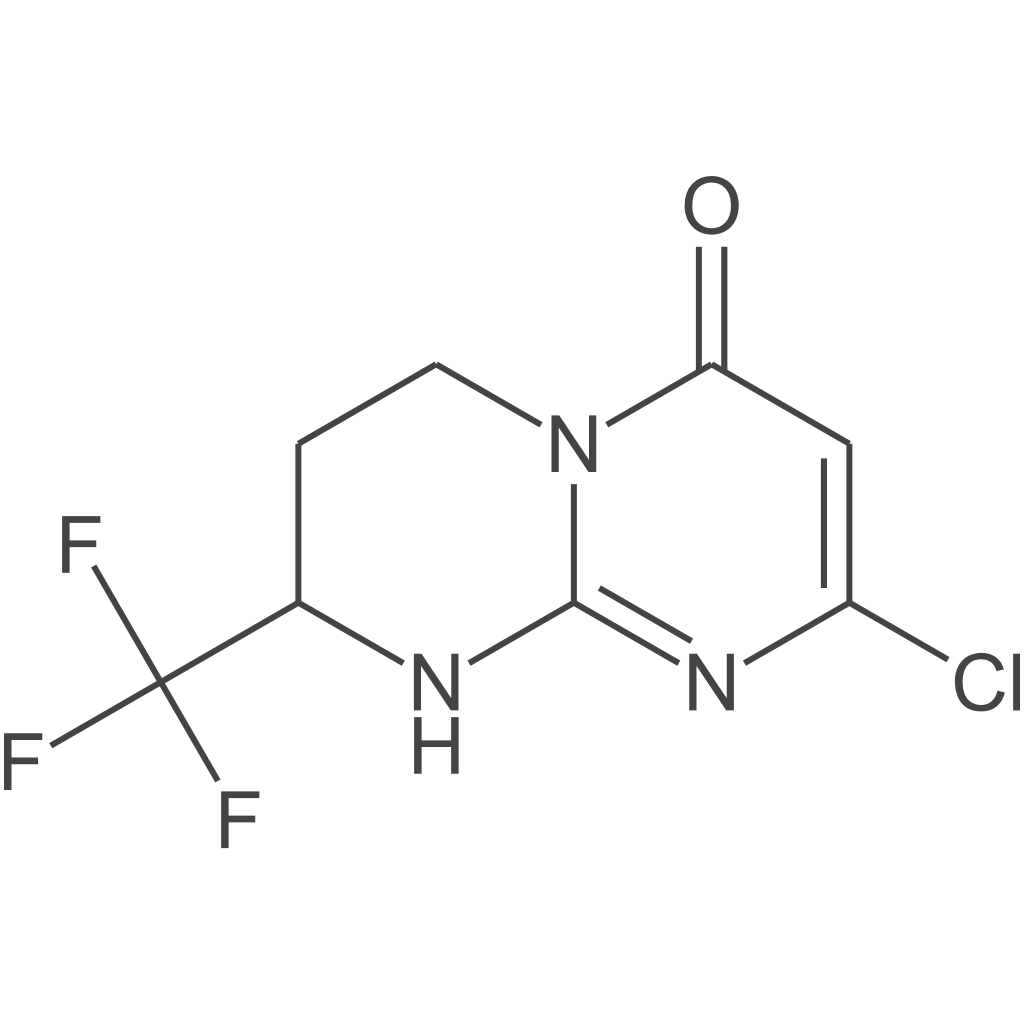 2-氯1,6,7,8-四氢-8-(三氟甲基)-4H-嘧啶并[1,2-a]嘧啶-4-酮