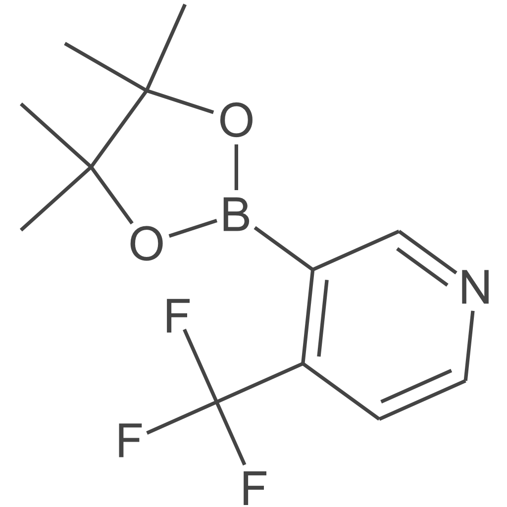 3-(4,4,5,5-四甲基-1,3,2-二氧硼戊环-2-基)-4-(三氟甲基)吡啶