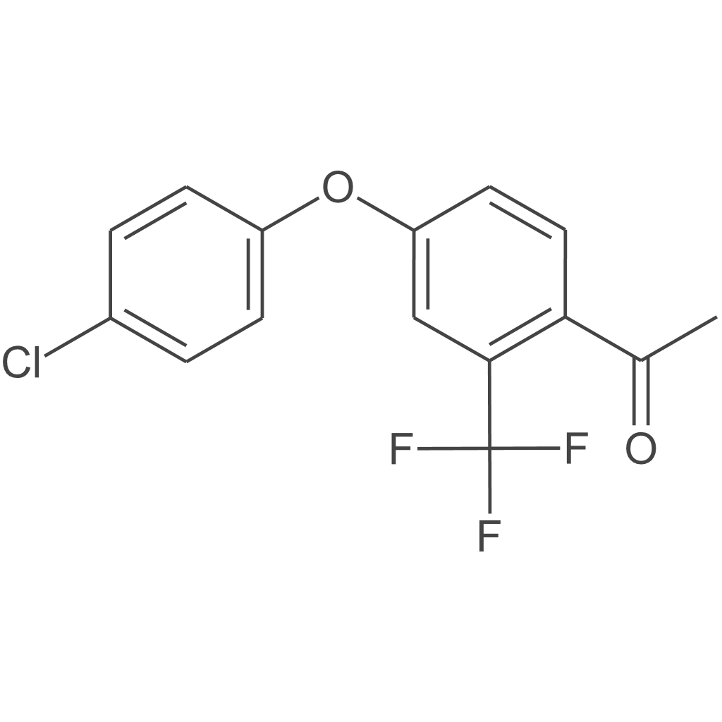1-(4-(4-氯苯氧基)-2-(三氟甲基)苯基)乙酮