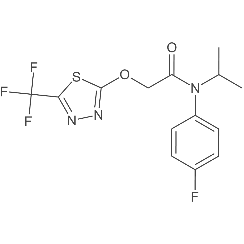 N-(4-氟苯基)-N-异丙基-2-((5-(三氟甲基)-1,3,4-噻二唑-2-基)氧基)乙酰胺