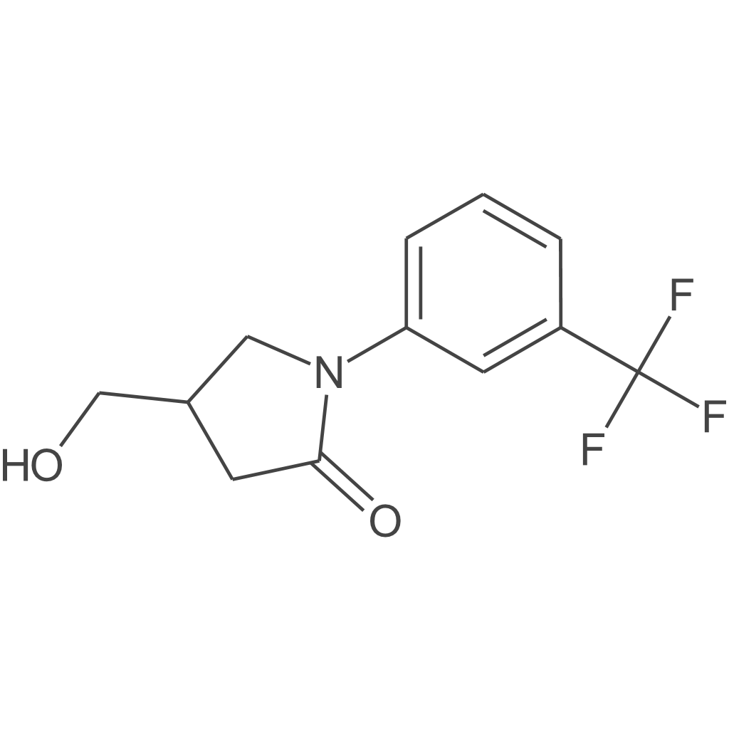 4-(羟甲基)-1-(3-(三氟甲基)苯基)吡咯烷-2-酮