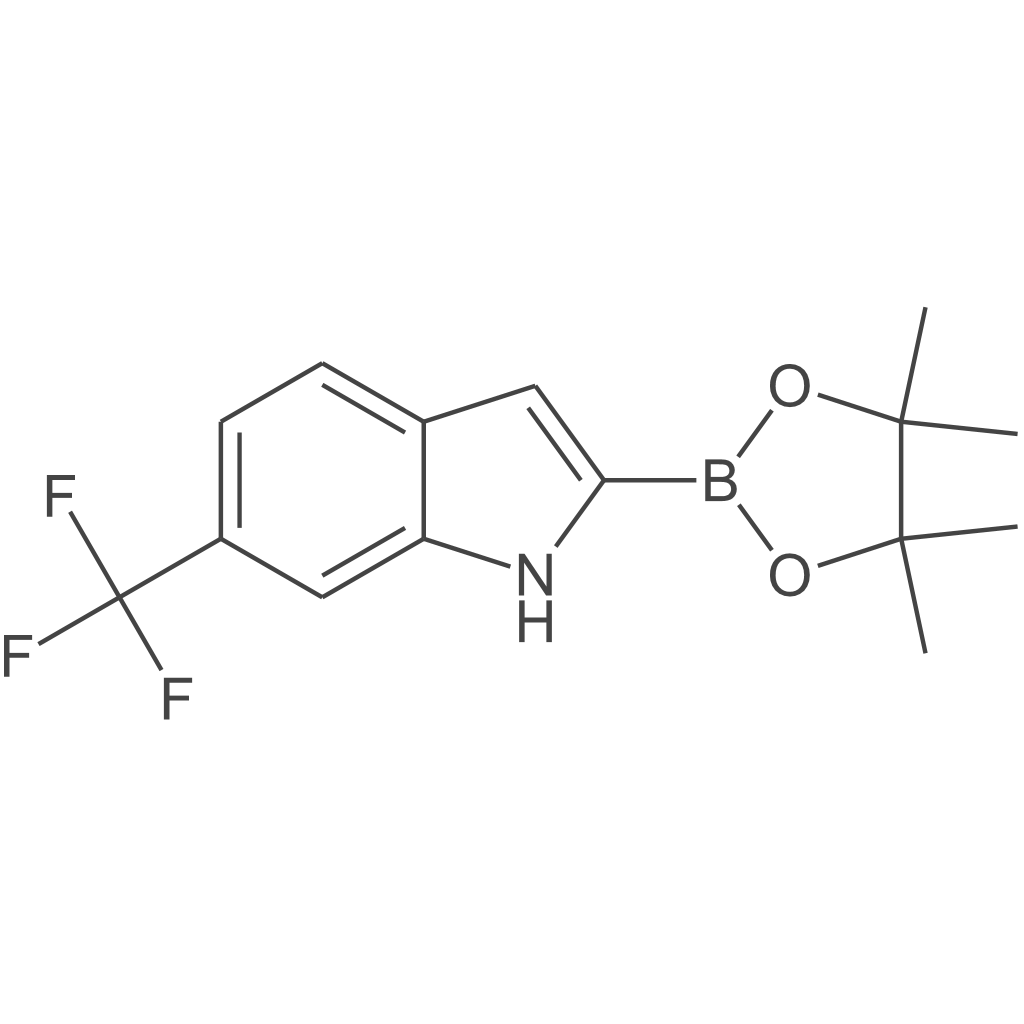 2-(4,4,5,5-四甲基-1,3,2-二氧杂硼杂环戊烷-2-基)-6-(三氟甲基)-1H-吲哚
