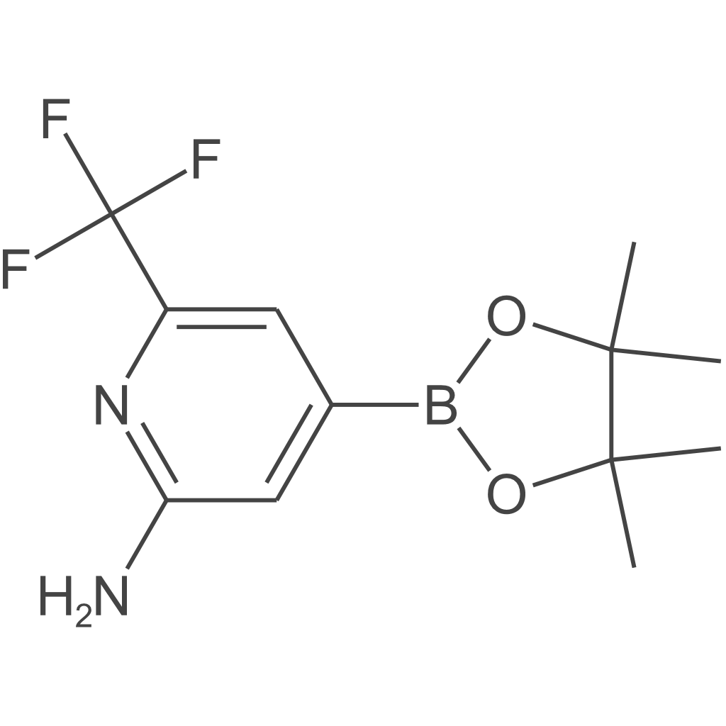 4-(4,4,5,5-四甲基-1,3,2-二氧杂硼烷-2-基)-6-(三氟甲基)吡啶-2-胺