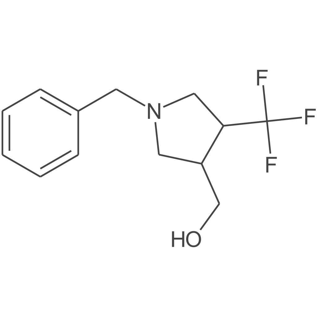 rel-((3S,4S)-1-苄基-4-(三氟甲基)吡咯烷-3-基)甲醇