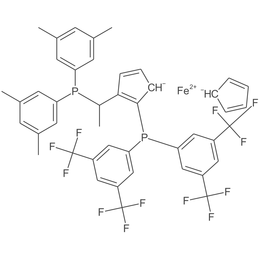 (R)-(-)-1-{(S)-2-[双(3,5-二-三氟甲基苯基)膦]二茂铁基}乙基二-3,5-二甲苯基膦