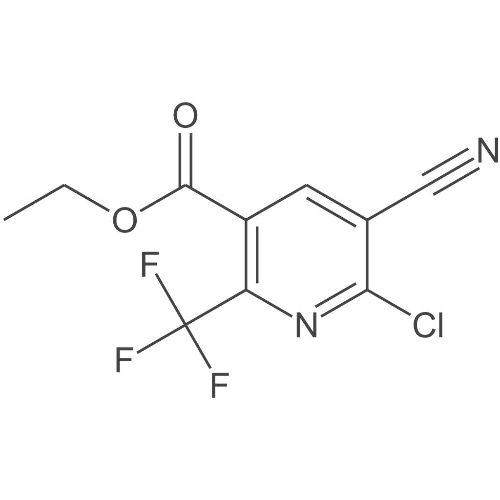 2-氯-3-氰基-6-(三氟甲基)-吡啶-5-羧酸乙酯