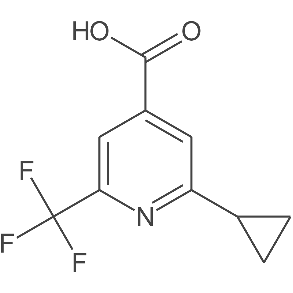 4-吡啶甲酸,2-环丙基-6-(三氟甲基)