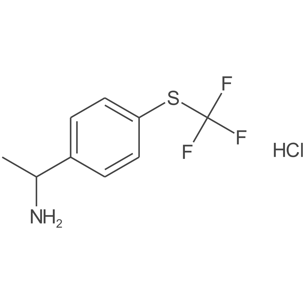 (R)-1-(4-((三氟甲基）硫代)苯基)乙-1-胺盐酸盐