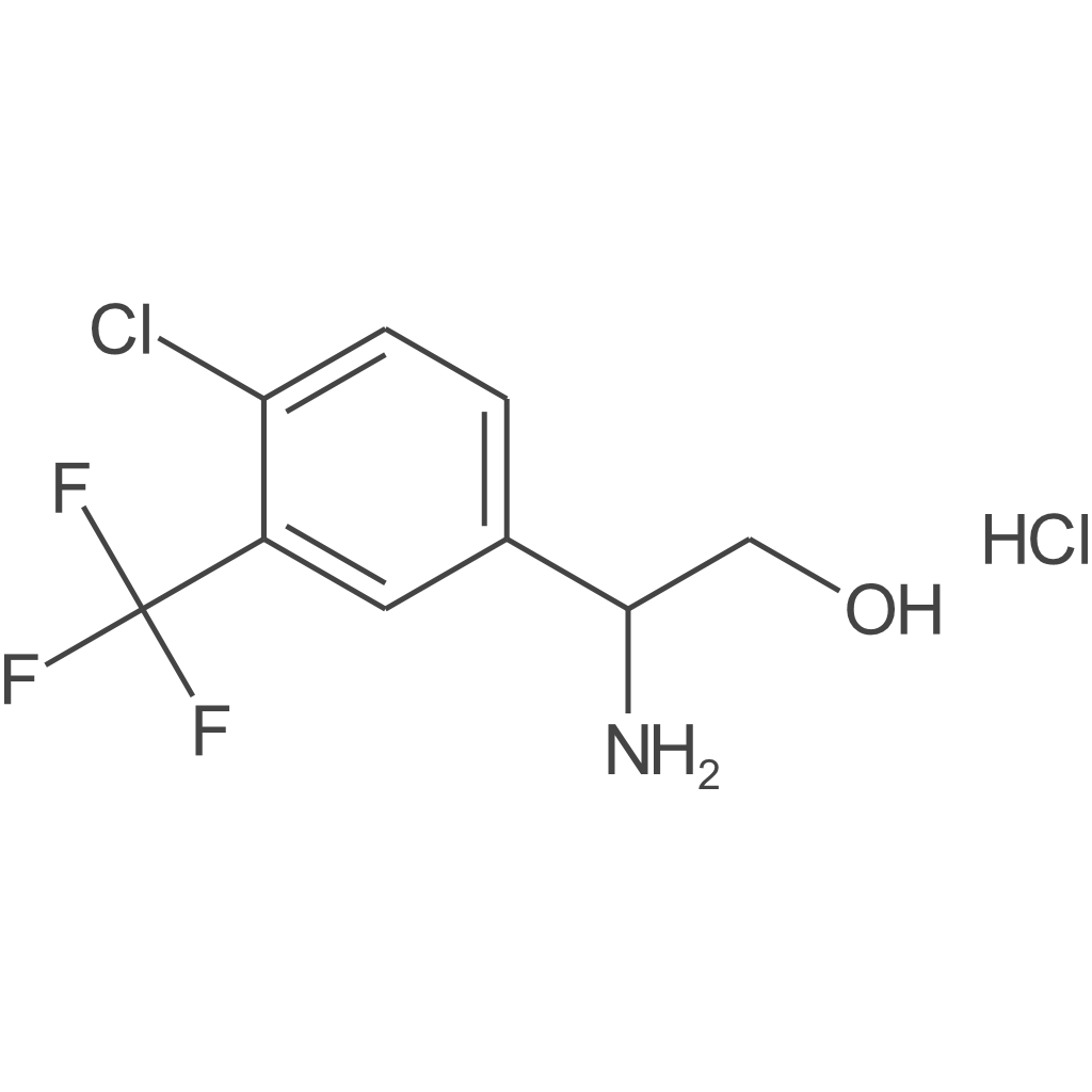 3-三氟甲基-4-氯-L-苯甘氨醇盐酸盐