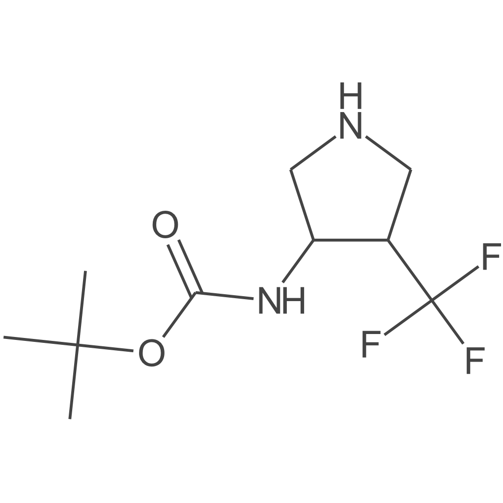1,1-二甲基乙基N-[(3R,4S)-4-(三氟甲基)-3-吡咯烷基]氨基甲酸酯