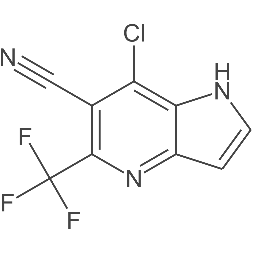 7-氯-5-(三氟甲基)-1H-吡咯并[3,2-b]吡啶-6-腈