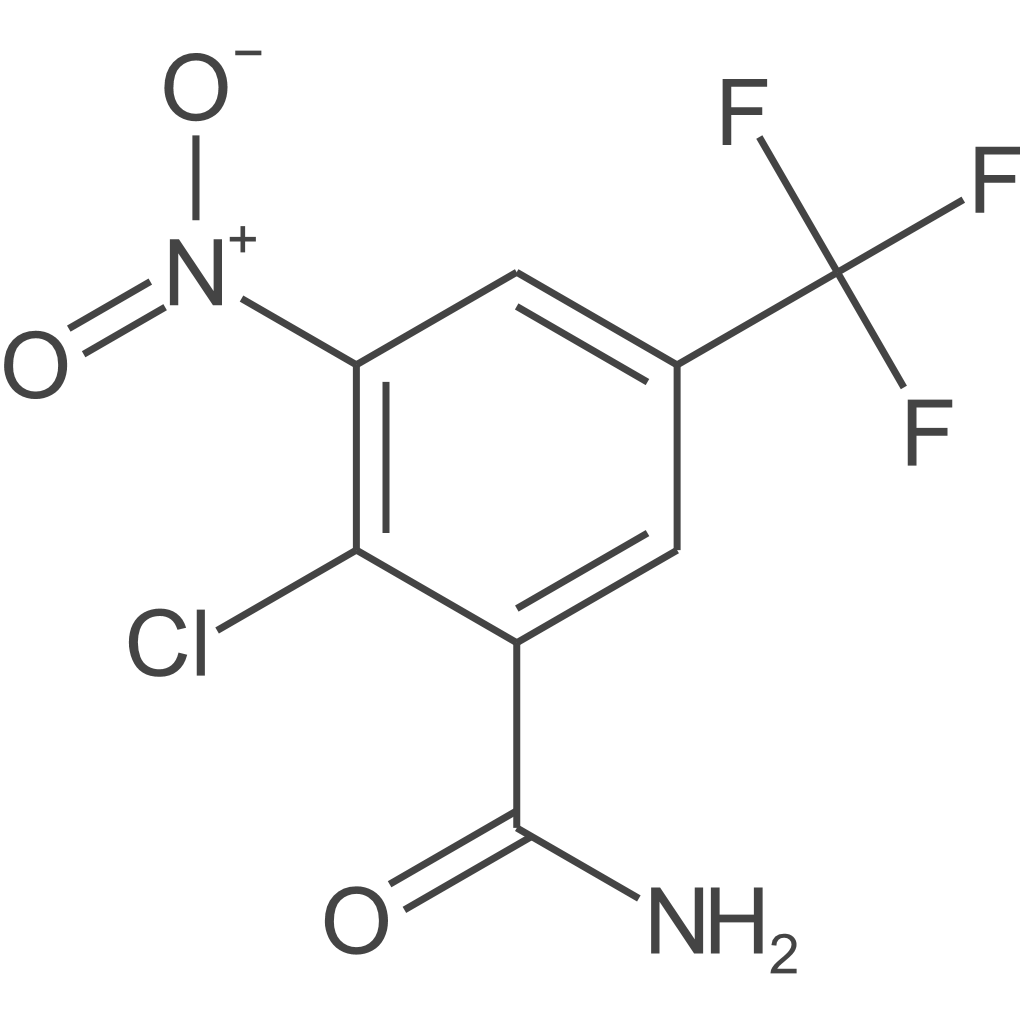 2-氯-3-硝基-5-(三氟甲基)苯甲酰胺