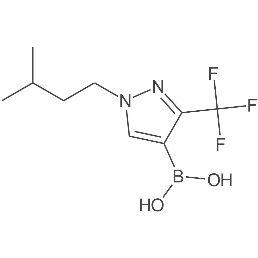 1-异戊基-3-(三氟甲基)吡唑-4-硼酸