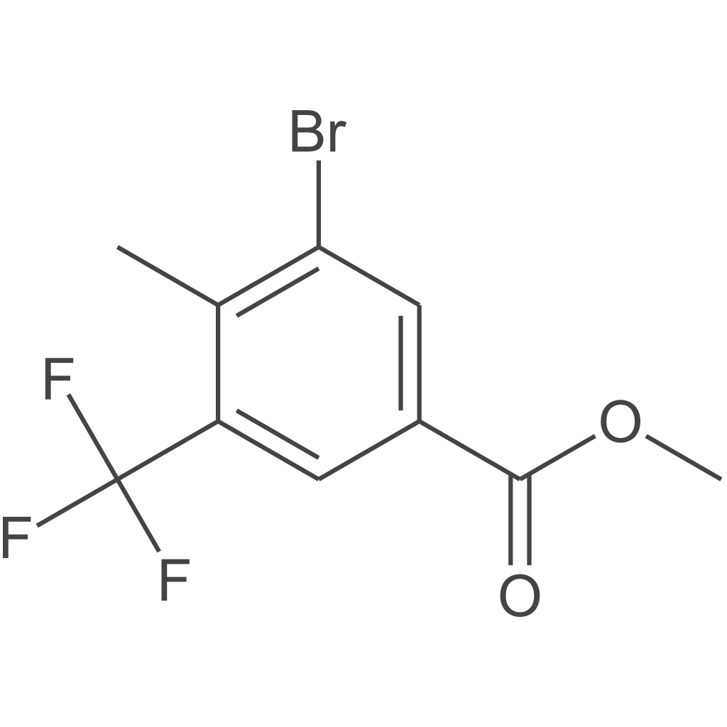 3-溴-4-甲基-5-(三氟甲基)苯甲酸甲酯