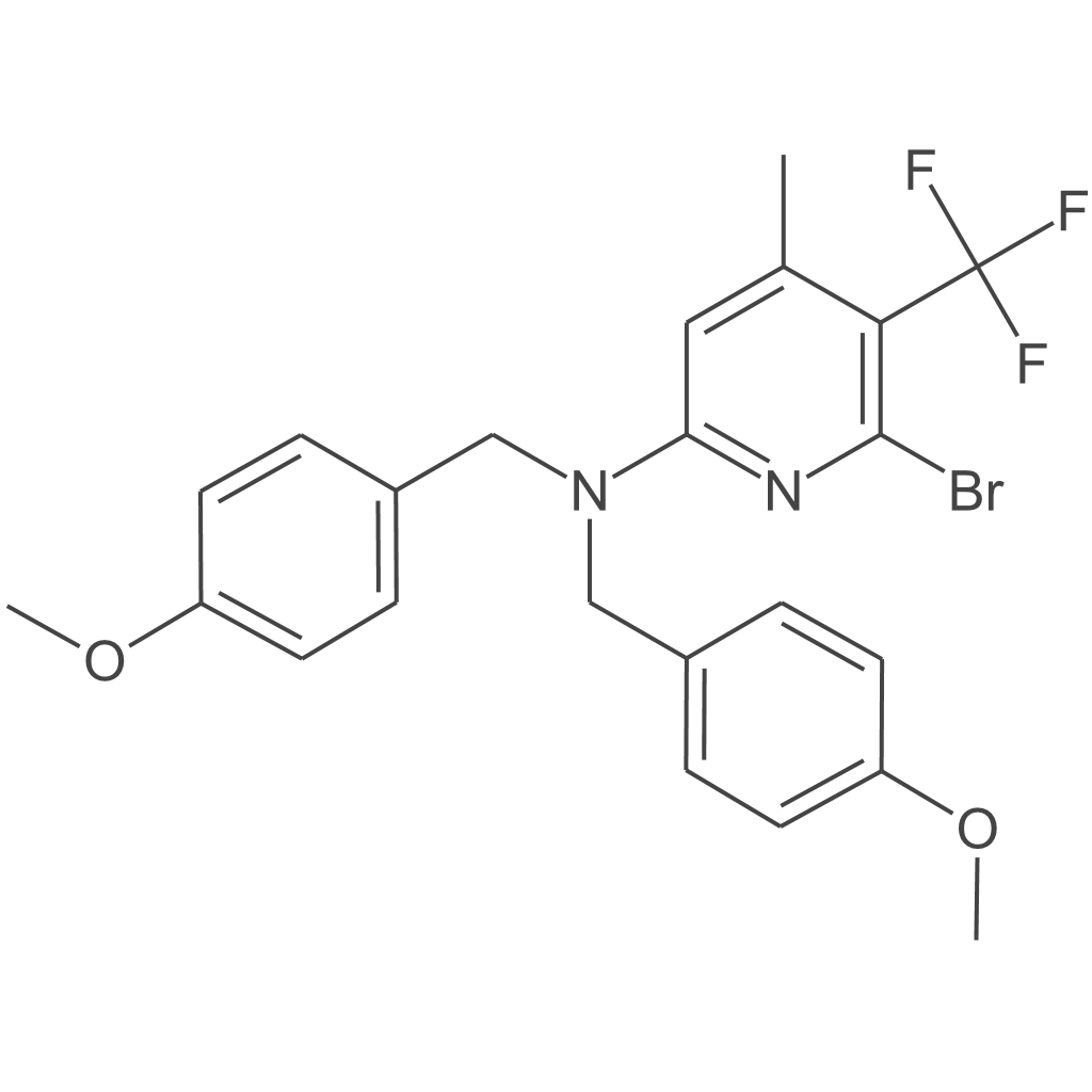 6-溴-N,N-双(4-甲氧基苄基)-4-甲基-5-(三氟甲基)吡啶-2-胺